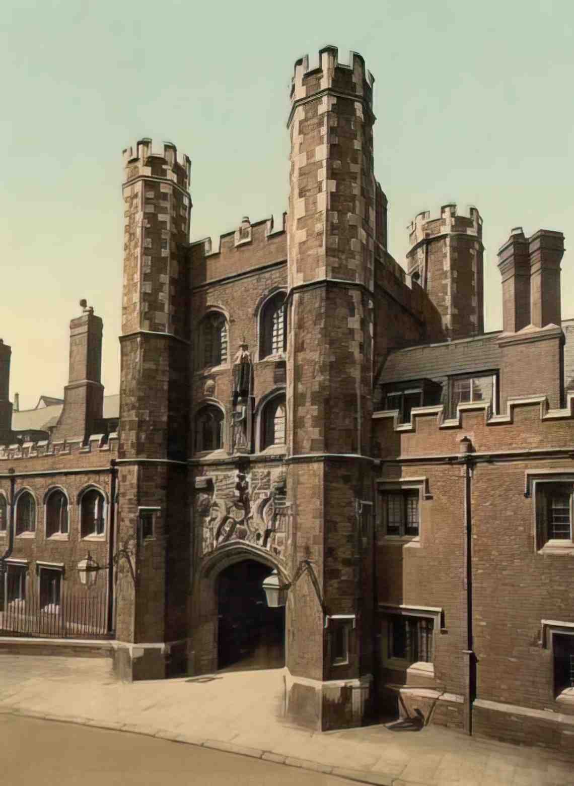 Cambridgeshire Cambridge St Johns Gateway Vintage A4 Photo Print