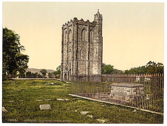 Cambuskenneth Abbey Stirling Vintage A4 Photo Print