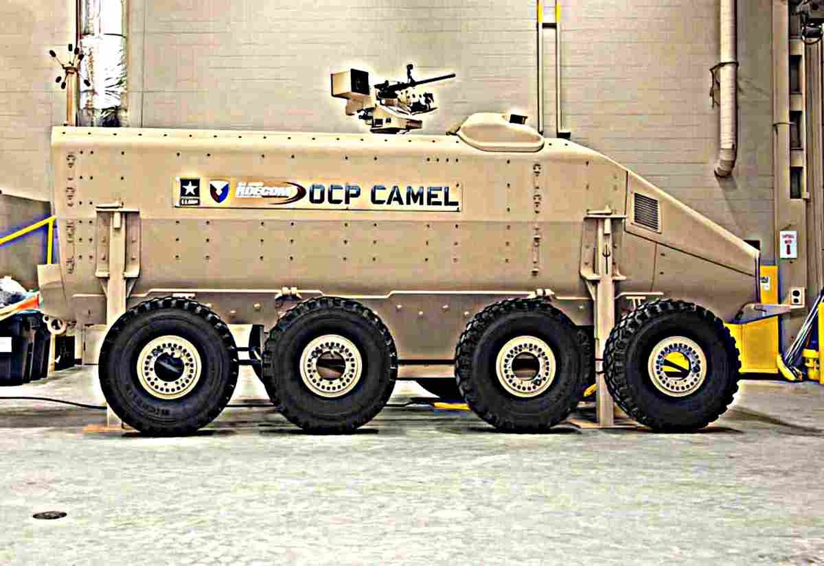 Camel Mrap Vehicle United States 2 (2) Military A4 Photo Print