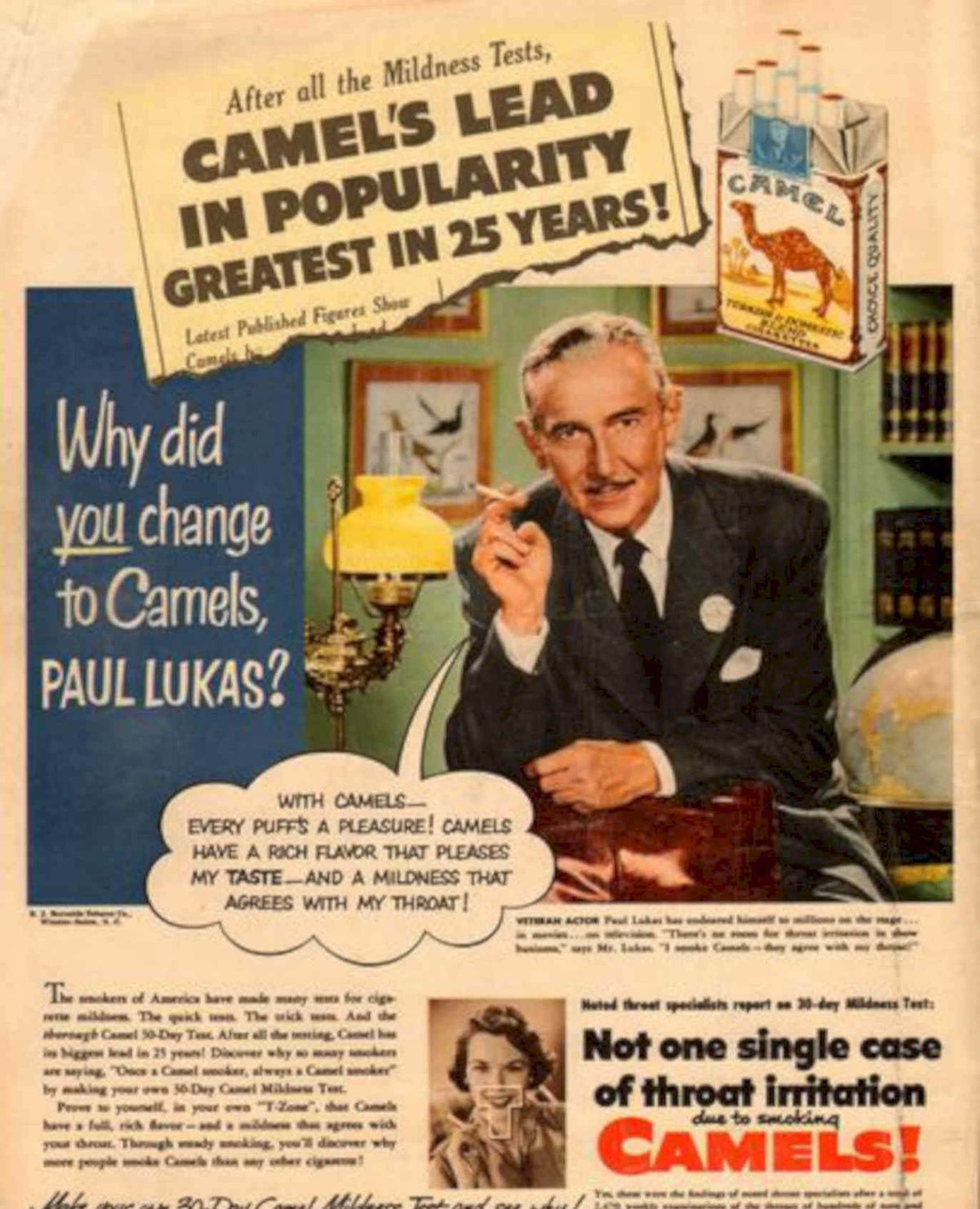 Camel Poster Lukas Vintage Retro Advert Poster A4 Photo Print