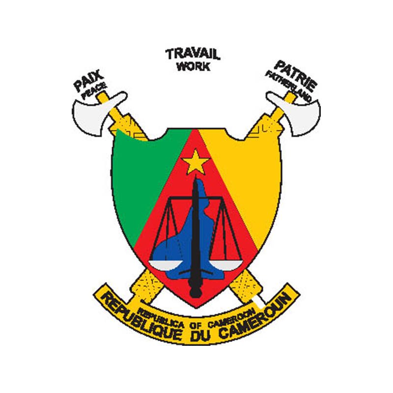 Cameroon Coat Of Arms N4544 A4 Photo Print
