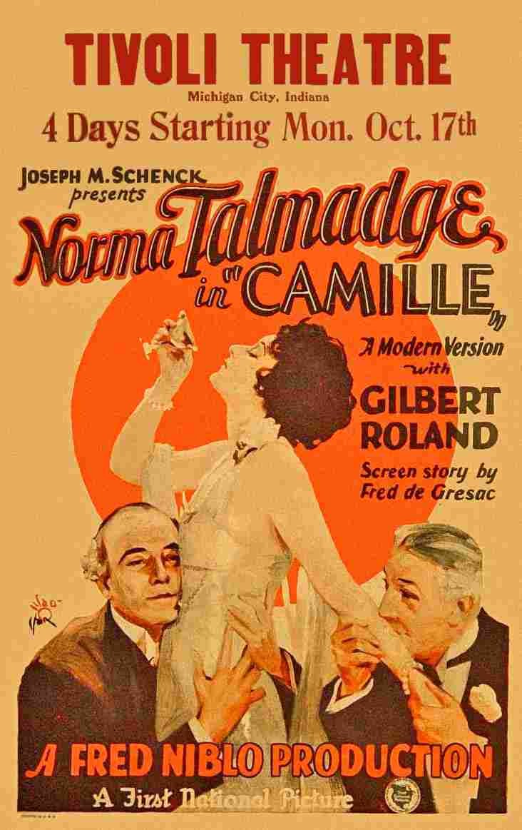 Camille 1926 01  film star poster A4 Photo Print