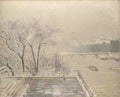 Camille Pissarro The Louvre under Snow A4 Photo Print