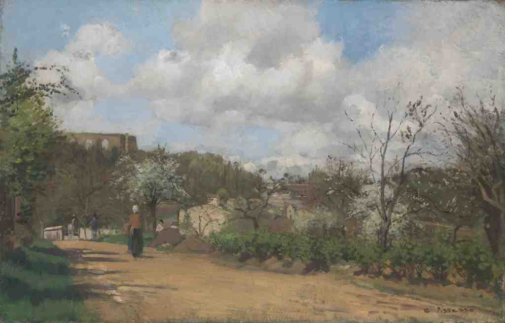 Camille Pissarro View from Louveciennes A4 Photo Print