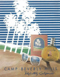 Camp Beverly Hills Vintage Retro Advert Poster A4 Photo Print