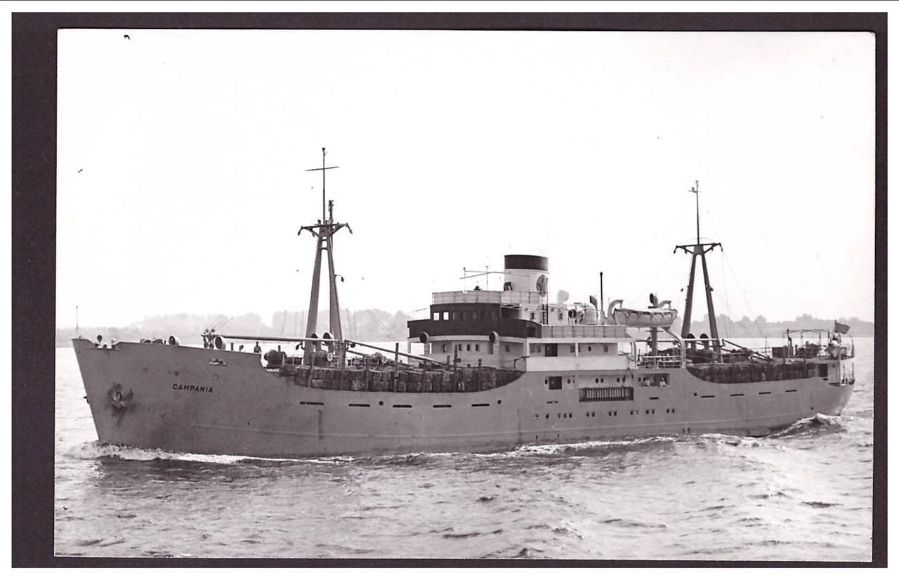 Campania Swedish Lloyd Built 1947 Steam ship A4 Photo Print