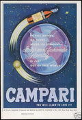 Campari Space Bottle Vintage Retro Advert Ads A4 Photo Print