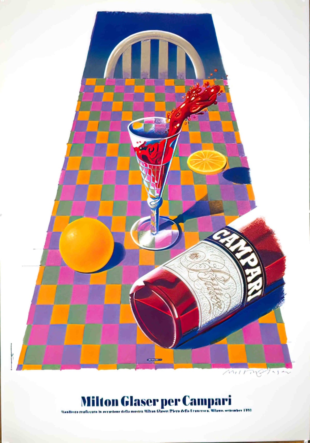 CampariGlaser Advert A4 Photo Print