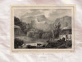 Campbell Castle Scotland Pernot 1827 Vintage A4 Photo Print
