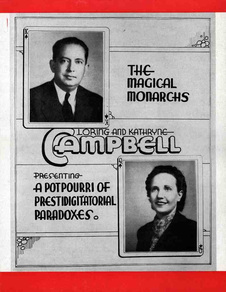 Campbell Magic Magician Vintage A4 Photo Print