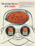 Campbell S Beans Vintage Retro Advert Poster A4 Photo Print