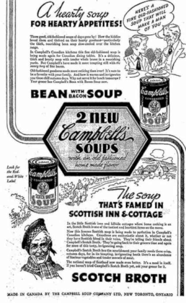 Campbell Soup Ads Vintage Retro Advert Ads A4 Photo Print