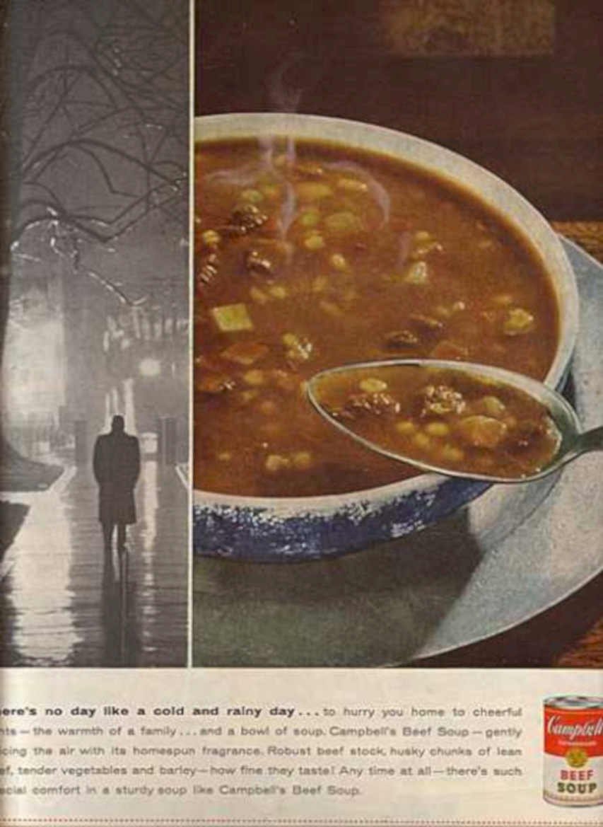 Campbells Beef Soup Vintage Retro Advert Ads A4 Photo Print