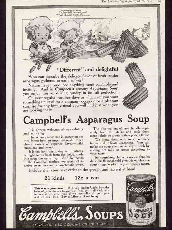 Campbells Soup 1583 advert A4 Photo Print