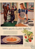 Campbells Soup Scene Vintage Retro Advert Ads A4 Photo Print