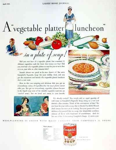 Campells Soup 1048 advert A4 Photo Print