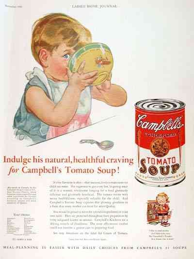 Campells Soup 1049 Vintage Advert A4 Photo Print