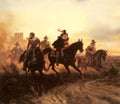 Camphausen Wilhelm The Cavalry Retreat Art A4 Photo Print UK