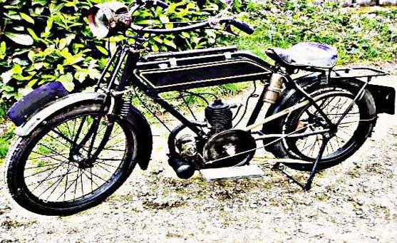 Campion 175 motorbike A4 Photo Print