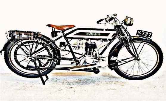 Campion 4Hp motorbike A4 Photo Print