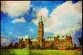 Canada 230041 Parliament Hill, Ottawa, Ontario A4 Limited Edition Watercolour Print