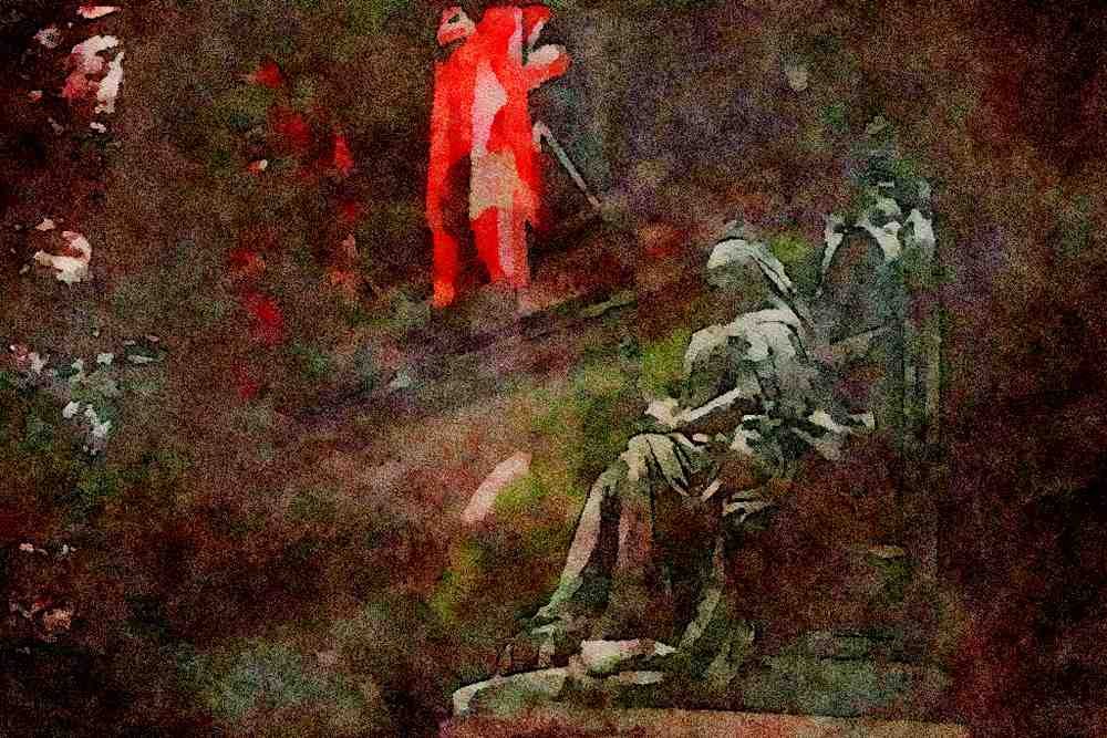 Canada 230047 Statue Of Queen Victoria, Toronto, Ontario A4 Limited Edition Watercolour Print