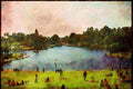 Canada 230068 Mount Royal Park And Beaver Lake, Quebec A4 Limited Edition Watercolour Print