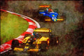 Canada 230071 Montreal Grand Prix Auto Racing, Quebec A4 Limited Edition Watercolour Print