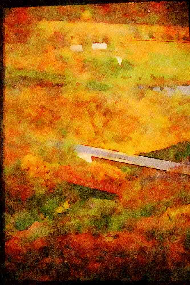 Canada 230073 Eastern Townships, Quebec A4 Limited Edition Watercolour Print