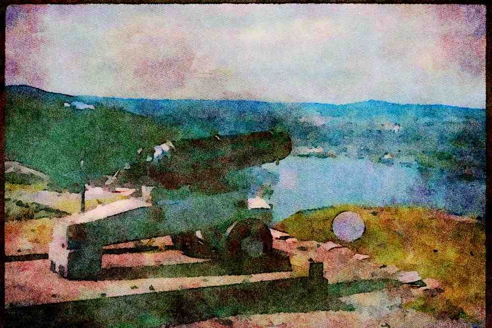 Canada 230095 View Of St. John's Harbor, Newfoundland A4 Limited Edition Watercolour Print