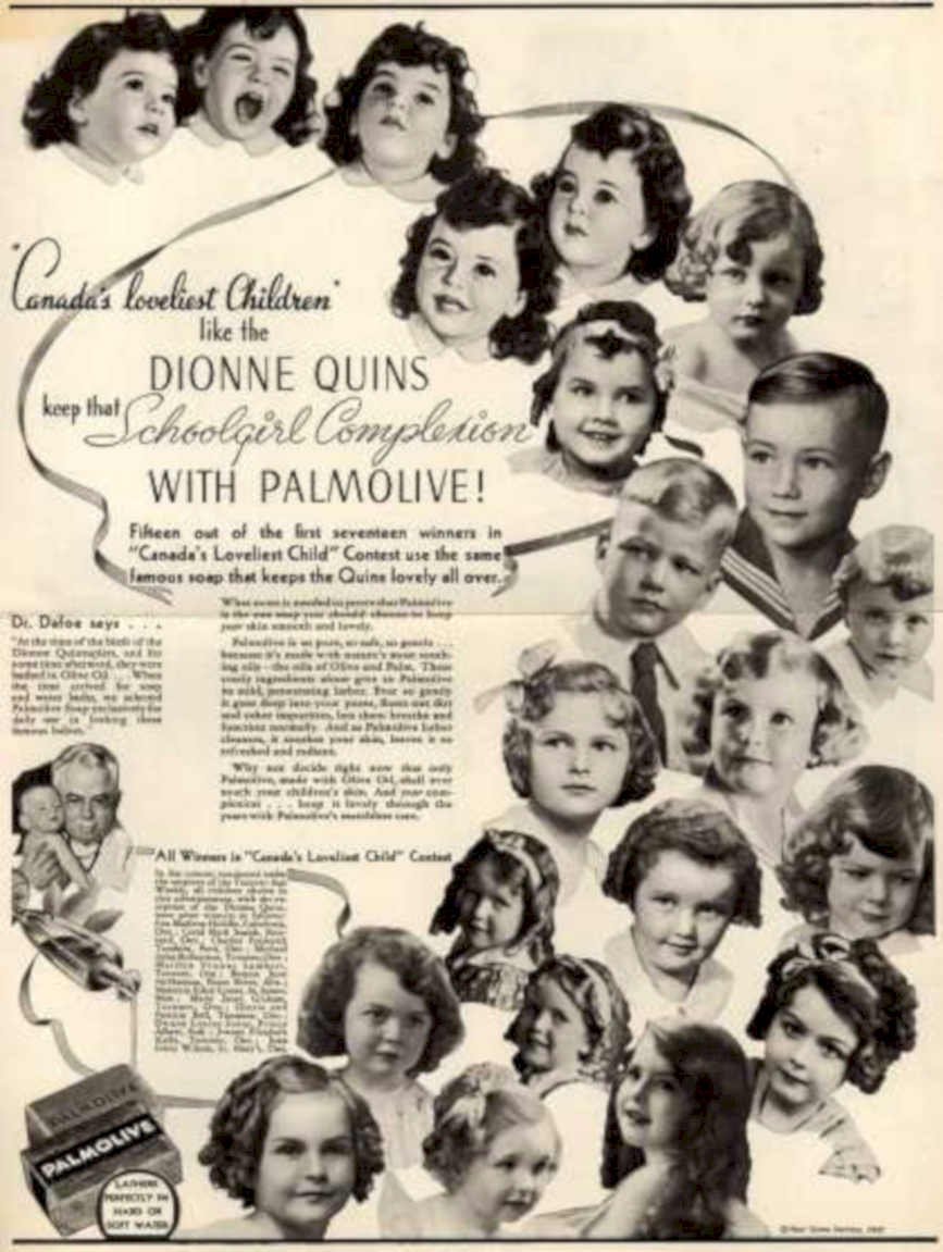 Canada Children Palmolive Vintage Retro Advert Ads A4 Photo Print