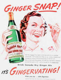Canada Dry Ginger 6 Vintage Retro Advert Ads A4 Photo Print