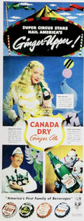 Canada Dry Ginger 8 Vintage Retro Advert Ads A4 Photo Print