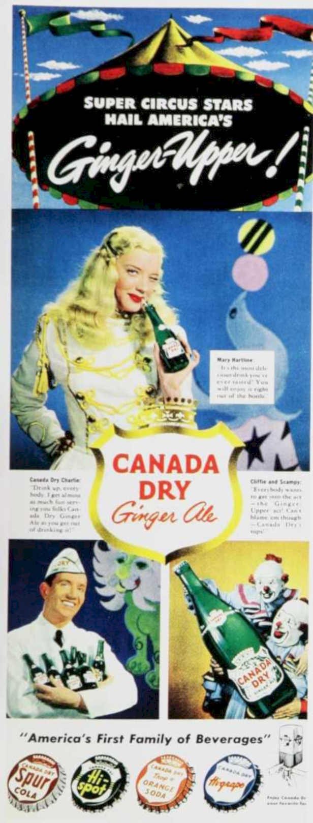 Canada Dry Ginger 8 Vintage Retro Advert Ads A4 Photo Print