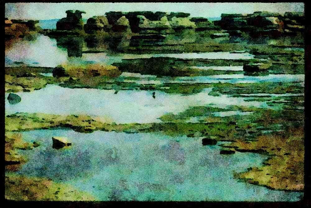 Canada National Park 344007 Low Tide, Quebec A4 Limited Edition Watercolour Print