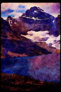 Canada National Park 344045 Lake McArthur, Yoho, British Columbia A4 Limited Edition Watercolour Print