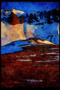 Canada National Park 344055 Mt. Hoge, Kluane, Yukon A4 Limited Edition Watercolour Print