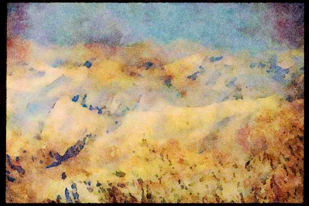 Canada National Park 344059 Kluane Ranges, Kluane, Yukon A4 Limited Edition Watercolour Print