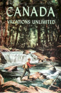 Canada River Vacations Vintage Retro Advert Poster A4 Photo Print
