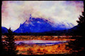 Canada Rockies 276008 Banff National Park, Mount Rundle From Vermilion Lakes A4 Limited Edition Watercolour Print
