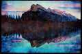 Canada Rockies 276009 Banff National Park, Mount Rundle A4 Limited Edition Watercolour Print