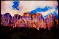 Canada Rockies 276031 Banff National Park, Castle Mountain A4 Limited Edition Watercolour Print