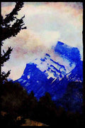 Canada Rockies 276037 Banff National Park, Mount Rundle A4 Limited Edition Watercolour Print