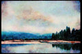 Canada Rockies 276040 Banff National Park, Vermilion Lakes, Spring Show A4 Limited Edition Watercolour Print
