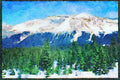 Canada Rockies 276049 Banff National Park A4 Limited Edition Watercolour Print