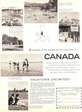 Canada Vacation Package 2 Vintage Retro Advert Ads A4 Photo Print