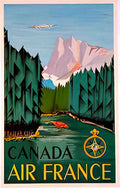 CanadaAirFrance Advert A4 Photo Print