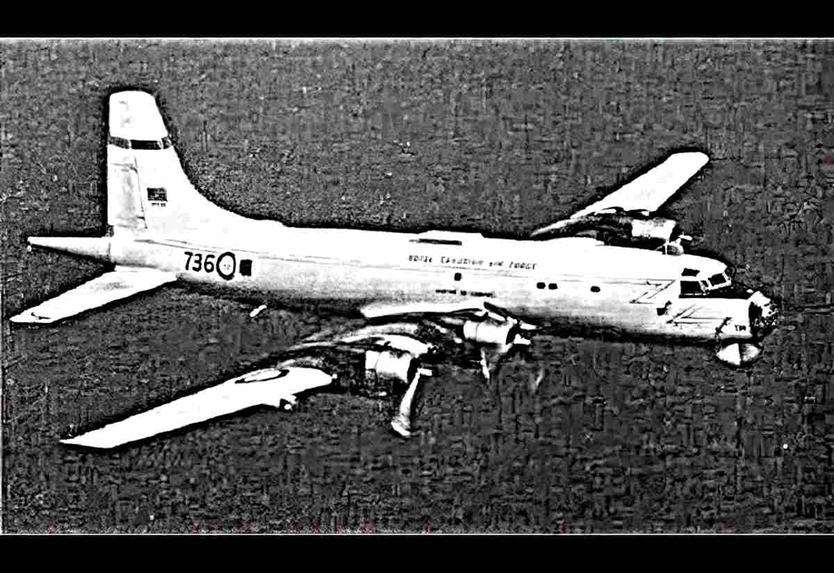 Canadair Cp107 Argus Maritime Patrol Aircraft Canada (2) Military A4 Photo Print