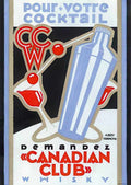 Canadian Club Coc Vintage Advert A4 Photo Print