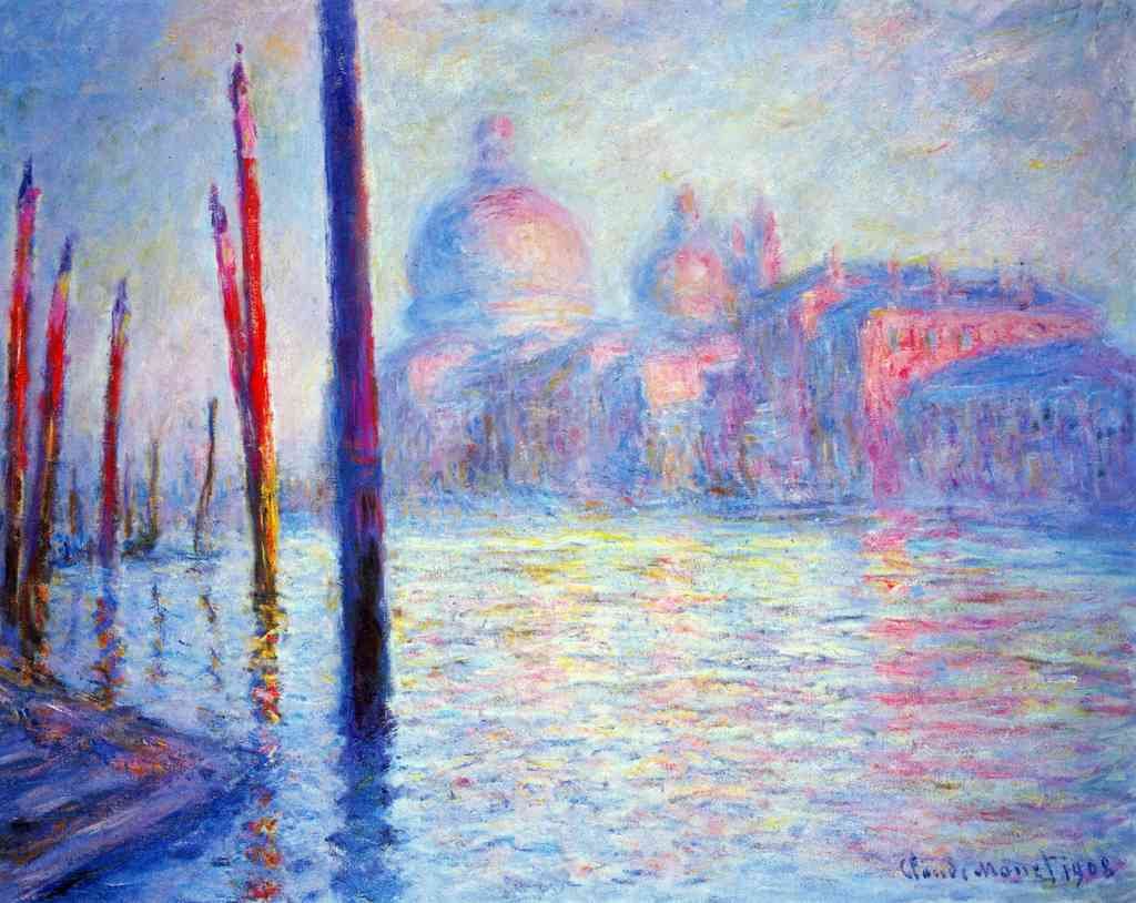 Canal Grand Monet A4 Photo Print